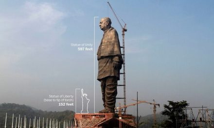 600 Foot Tall Statue of Sardar Patel on the Banks of the Holy Narmada River